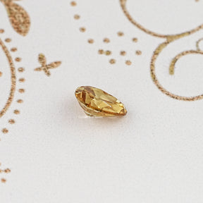 Champagne Old Mine Pear Cut Loose Moissanite