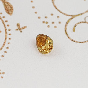 Champagne Old Mine Pear Cut Loose Moissanite
