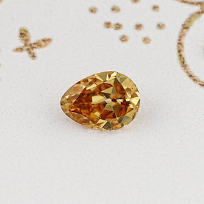 Champagne Old Mine Pear Cut Loose Moissanite