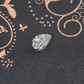 Old Mine Pear Cut Moissanite Loose Stone