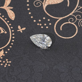 Old Mine Pear Cut Moissanite Loose Stone
