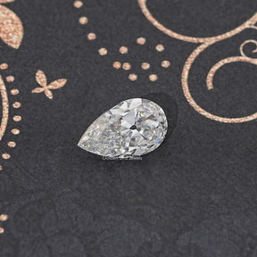 Old Mine Pear Cut Moissanite Loose Stone