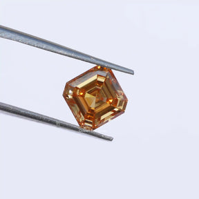 [This asscher cut loose stone made of orange color]-[Golden Bird Jewels]