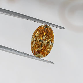 Champagne Oval Moissanite Loose Stone