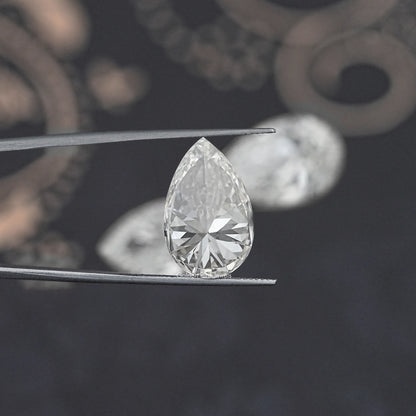 Pear Cut Lab Diamond Loose