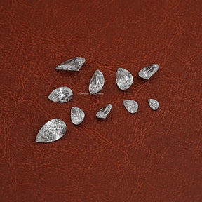Detailed View Of Pear Cut Lab Grown Diamond