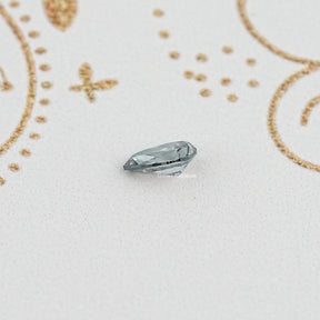 Gray Pear Cut Loose Moissanite Stone
