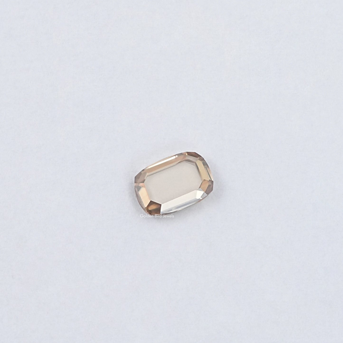Front View Of Moissanite Portrait Cushion Loose Stone