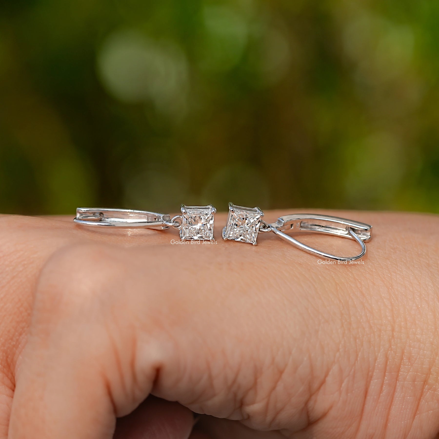 Lab Grown Diamond Earrings Princess Cut Lab Grown Diamond Earrings Princess Cut