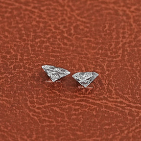 Side View Of Princess Lab Diamonds