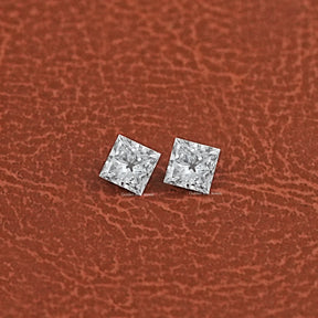 Cross View Of Lab Diamond Princess Shaped Matching Pair