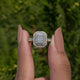 Radiant Cut Diamond Double Halo Engagement Ring
