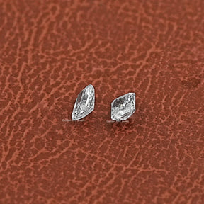 View Of Radiant Cut Diamond Matching Pair In White