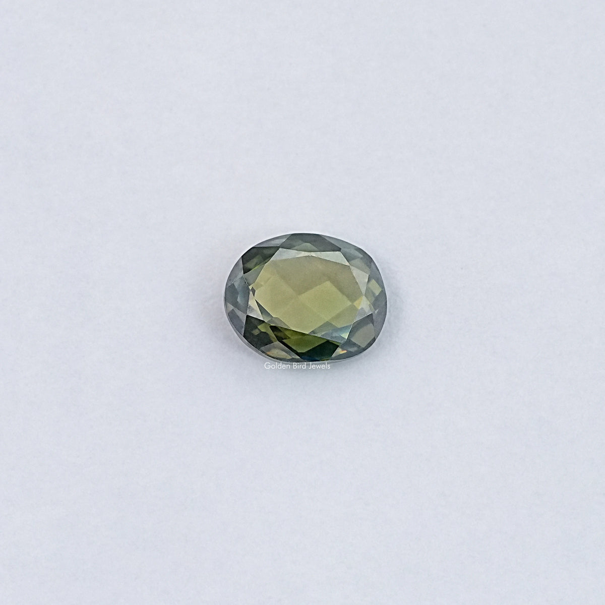 View Of Rose cut Oval Loose Moissanite 
