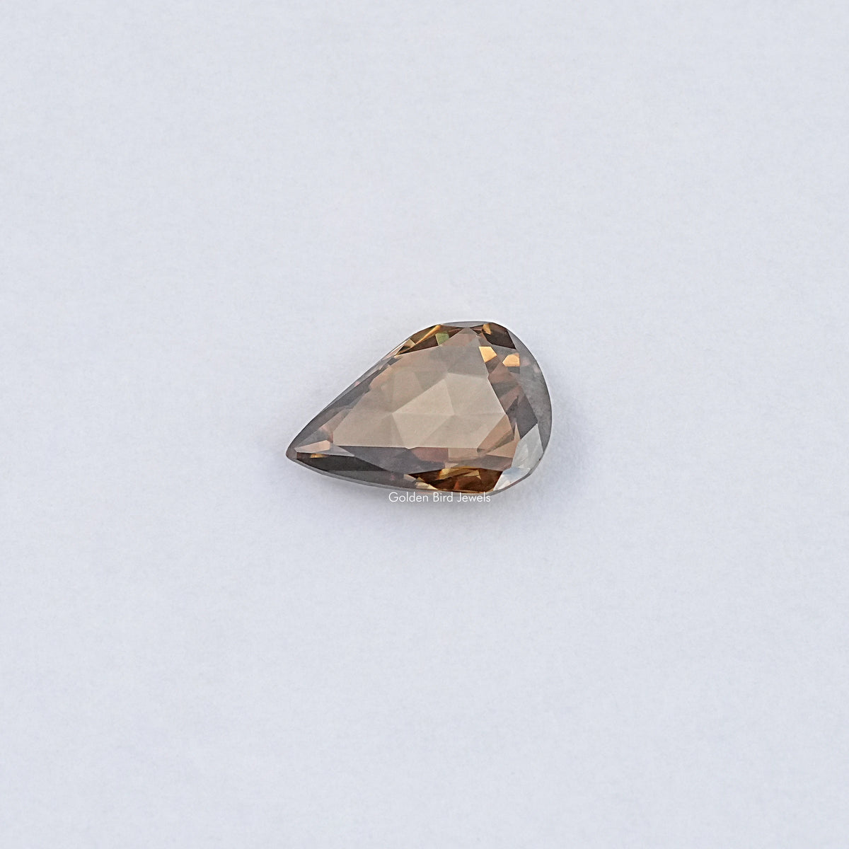 Rose Cut Pear Loose Moissanite