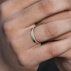 Round Cut Lab Grown Diamond Full Eternity Band