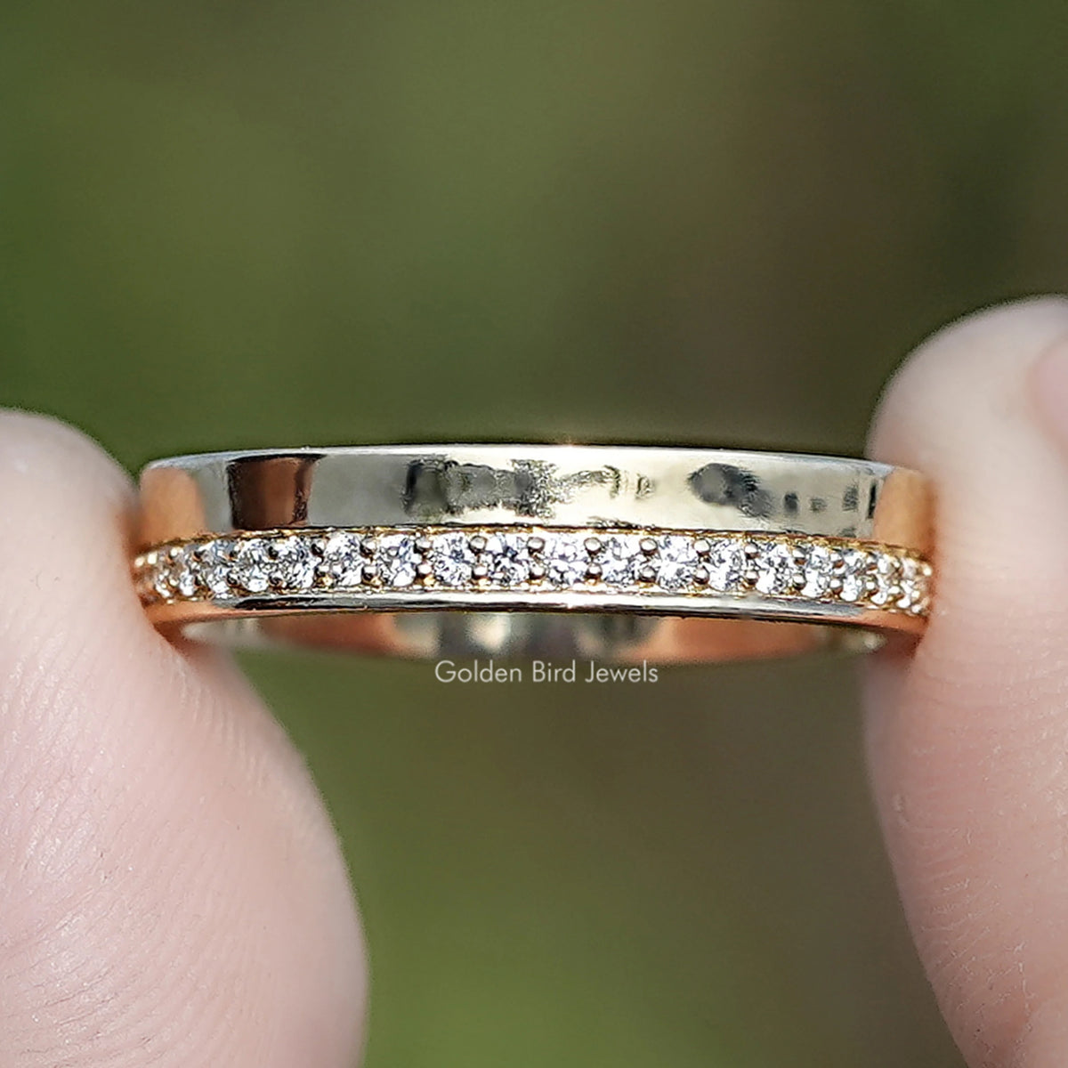 Round Cut Lab Grown Diamond Full Eternity Band