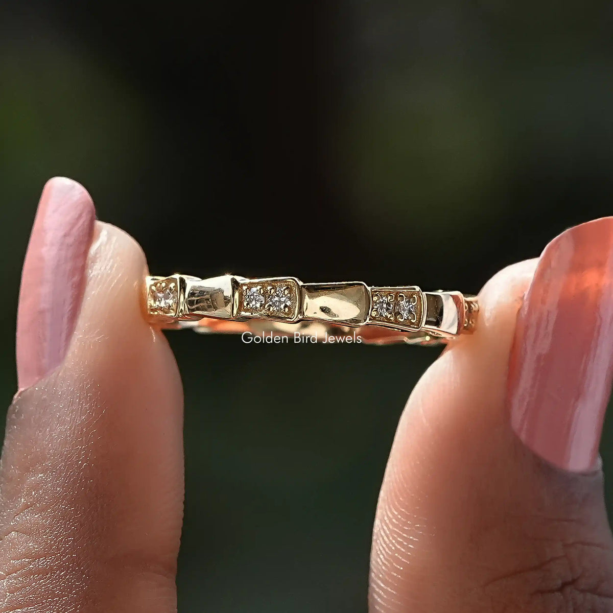 Round Cut Lab Diamond Full Eternity Band