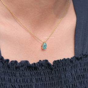 Moissanite Pear Cut Fancy Bridal Pendant