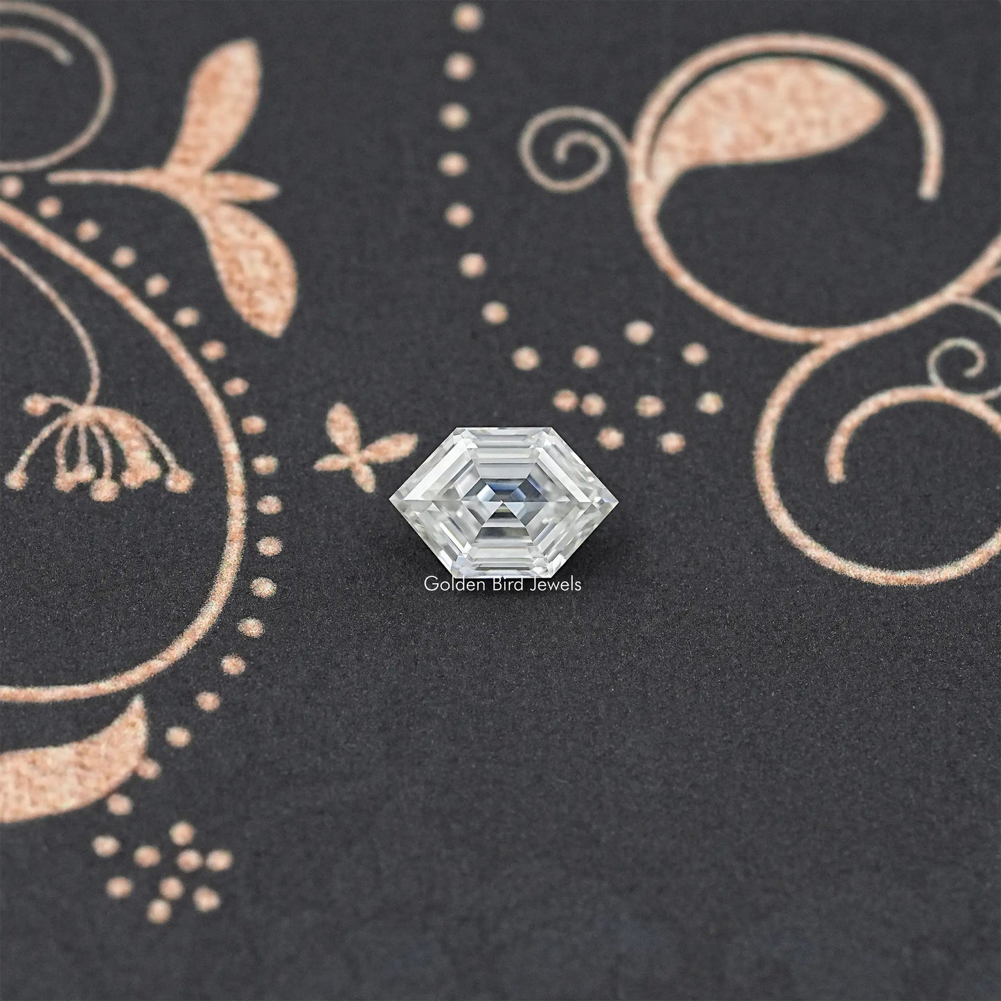 Step Cut Hexagon Moissanite Loose Stone