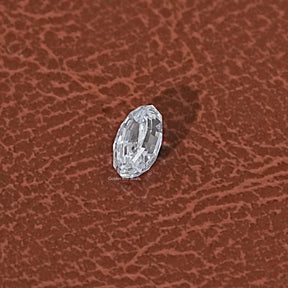 Step Cut Oval Lab Grown Loose Diamond In White