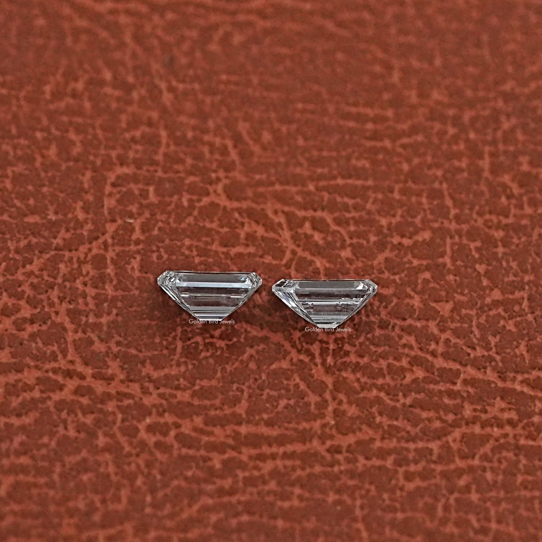 [Trapezoid Shaped Matching Pair]-[Golden Bird Jewels]