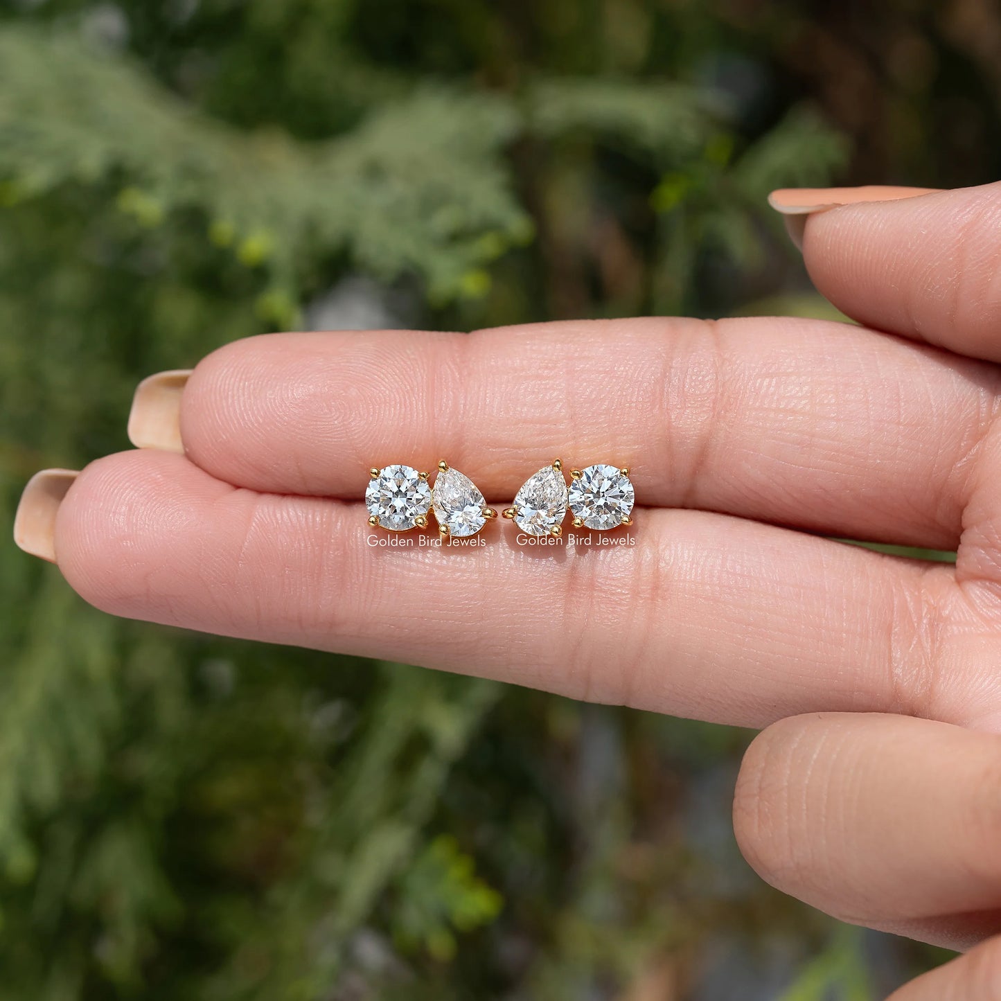 Toi Et Moi Lab Diamond Stud Earrings