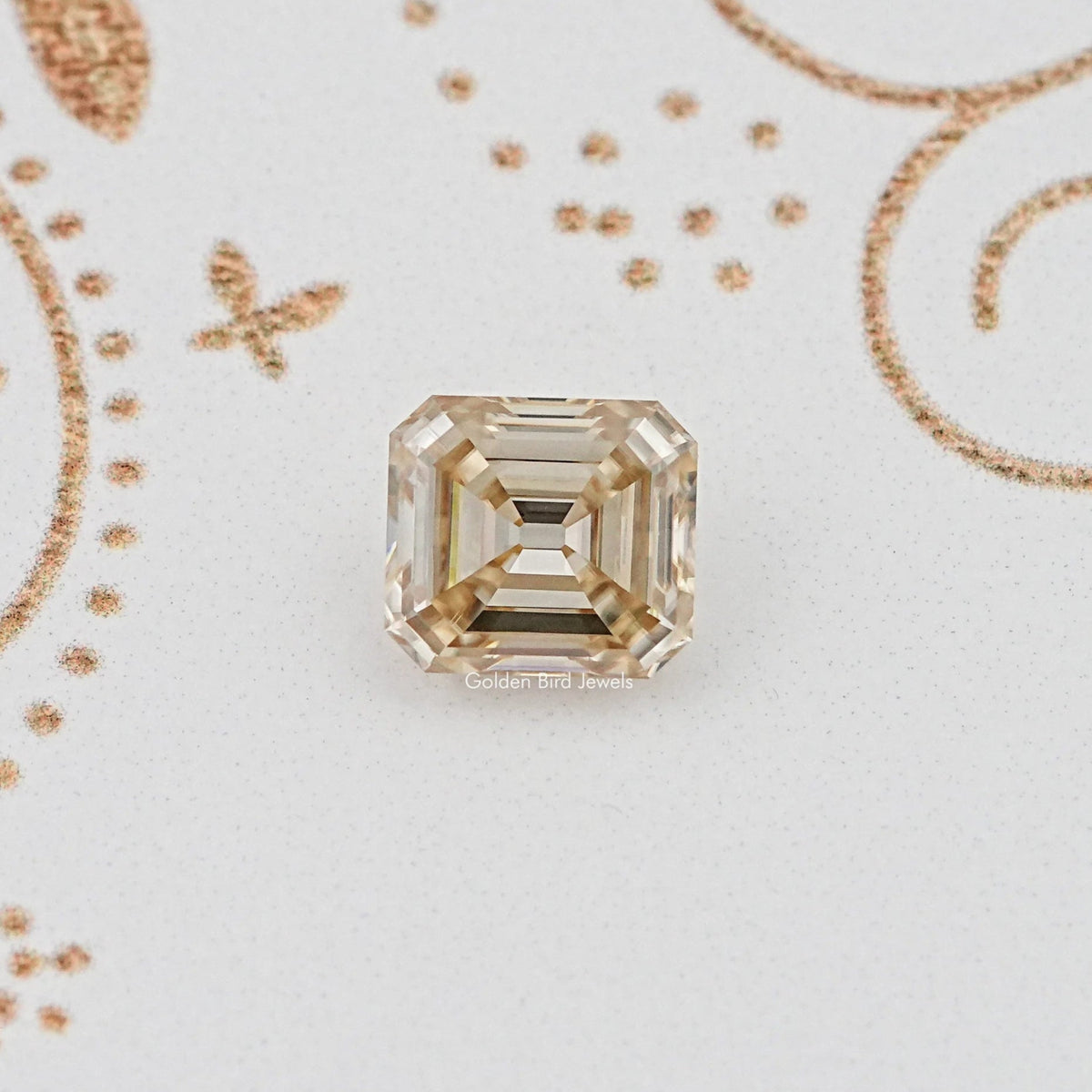 Old Mine Asscher Cut Loose Moissanite