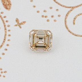 Old Mine Asscher Cut Loose Moissanite