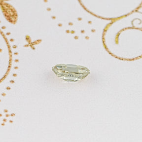 Yellow Old Mine Oval Loose Moissanite