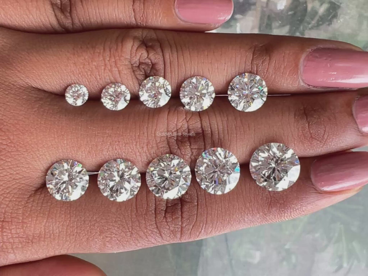 GIA Certified Round Cut Loose Lab Diamond