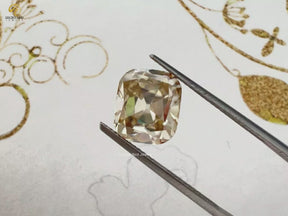 You tube Video Of Old Mine Cushion Cut Loose Moissanite Stone