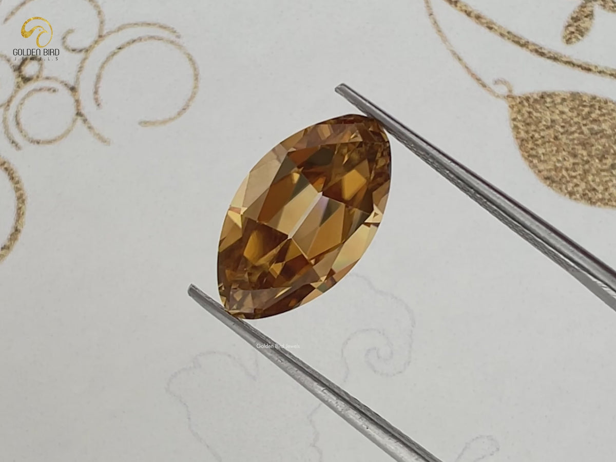 Old Mine Cut Moval Loose Moissanite Stone