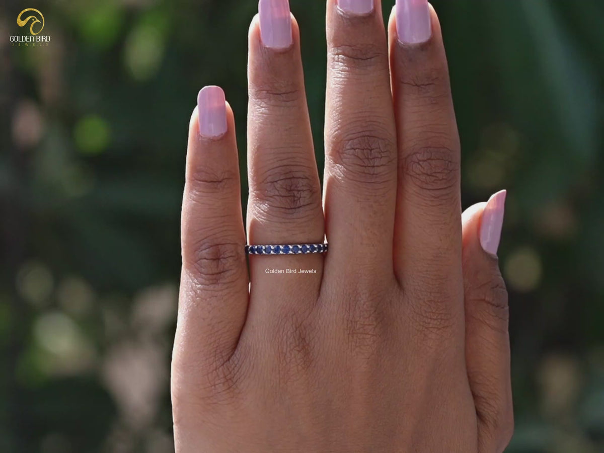 YouTube video of Blue Round Eternity Band