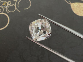 Colorless Old Cut Cushion Loose Stone
