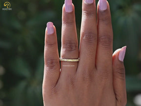 YouTube video of Yellow Round Eternity Band