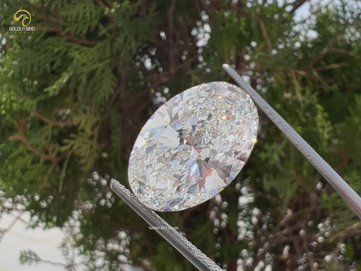 IGI Certified Oval Cut Loose Lab Diamond