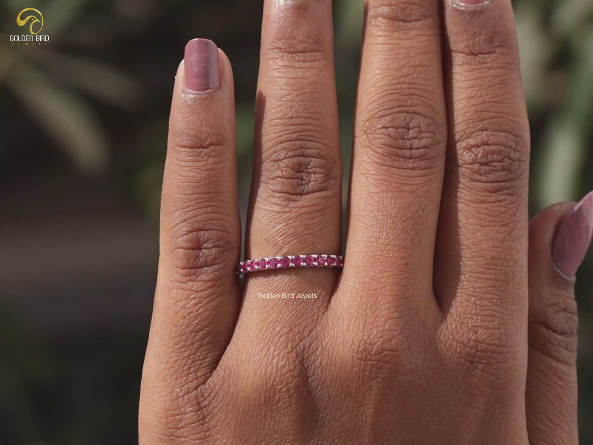 You tube Video of Old Mine Round Cut Moissanite Halo Ring