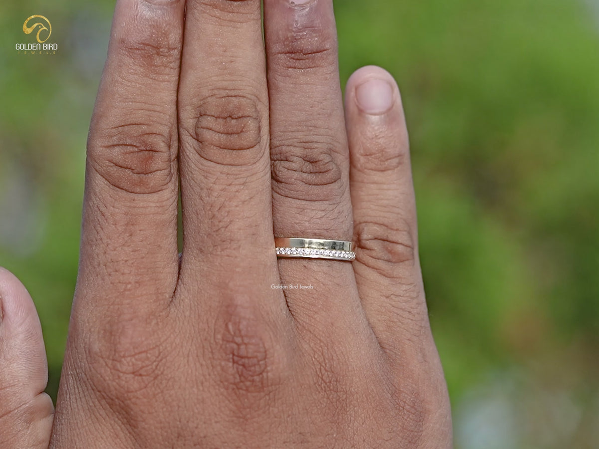 Round Cut Lab Grown Diamond Full Eternity Band