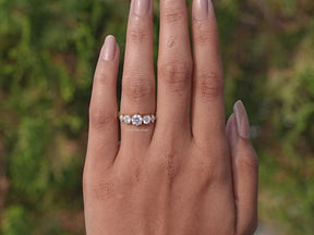Youtube Video of Five Stone Round Lab Diamond Accent Ring