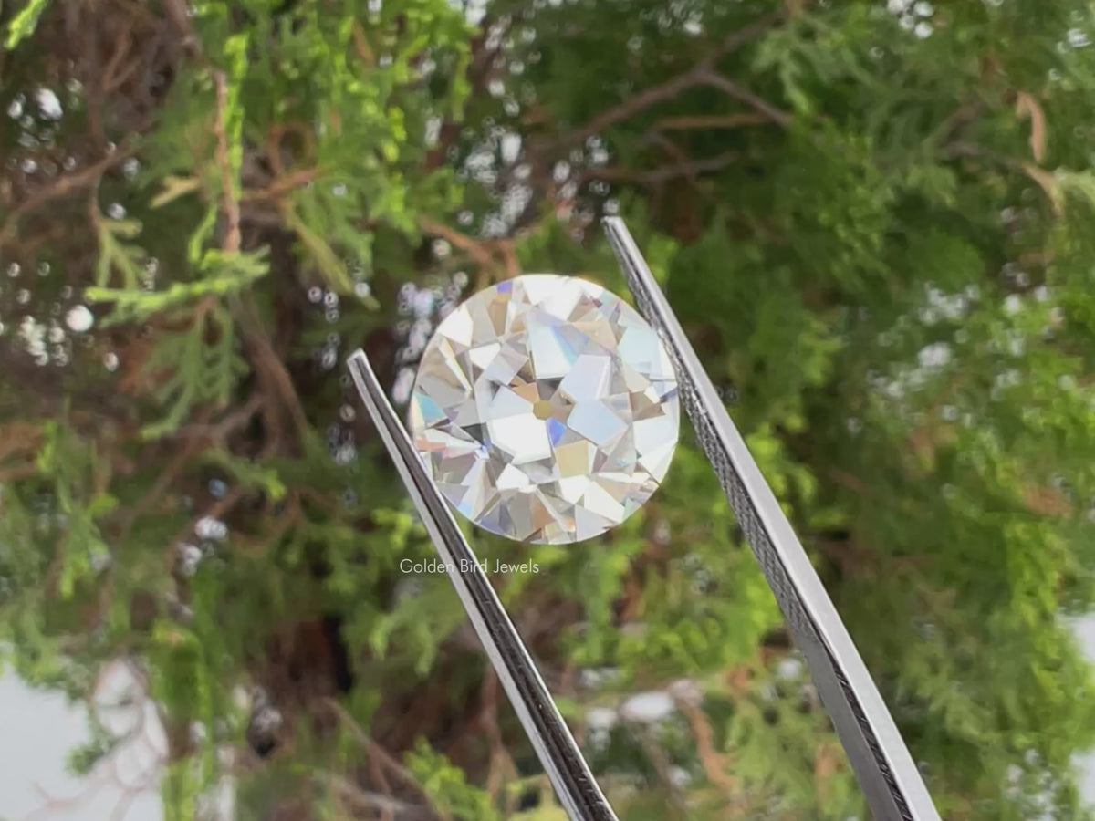 Old European Cut Round Loose Moissanite