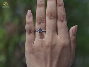 YouTube video of Dutch Marquise Moissanite Ring