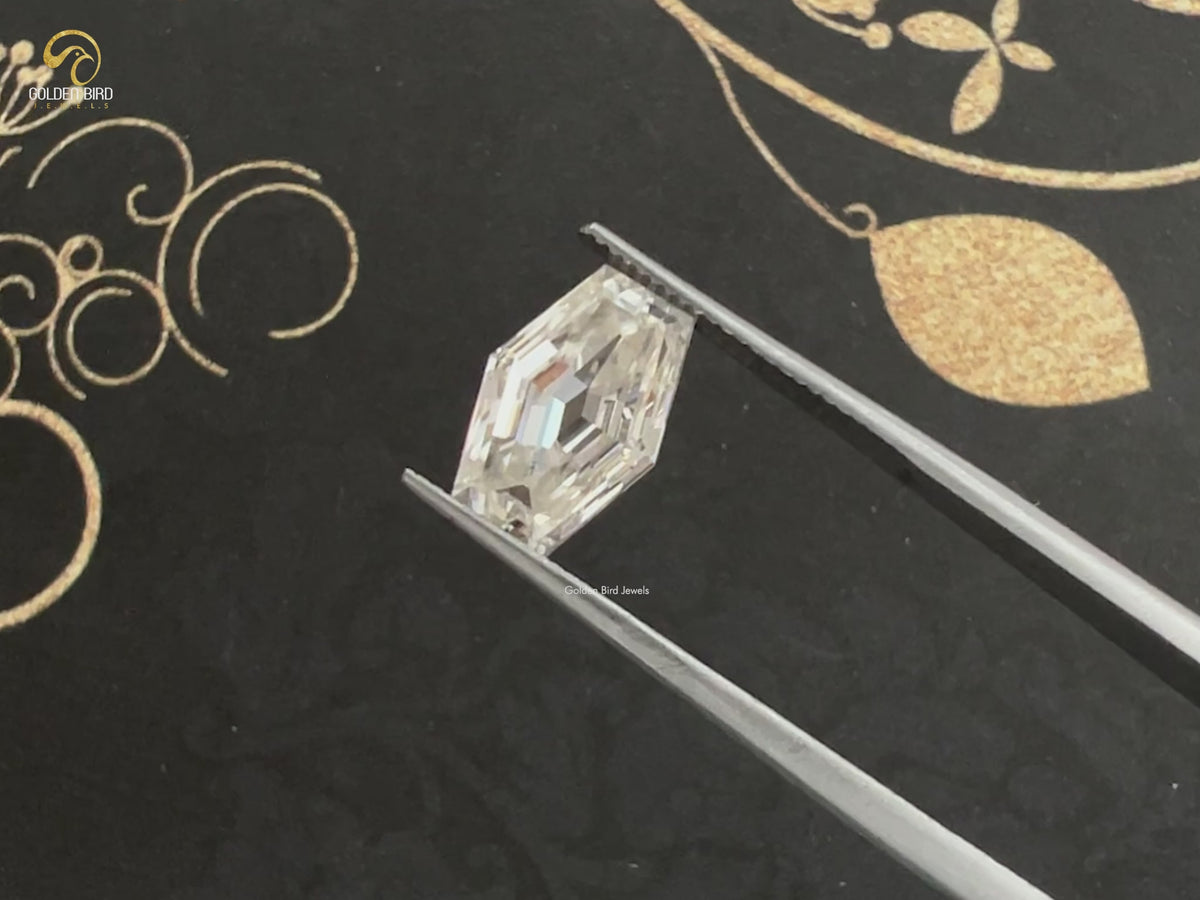 Near Colorless Old Mine Lozenge Cut Loose Stone