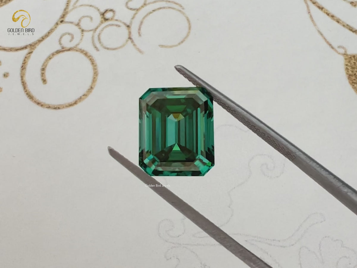 Emerald Cut Loose Moissanite Stone