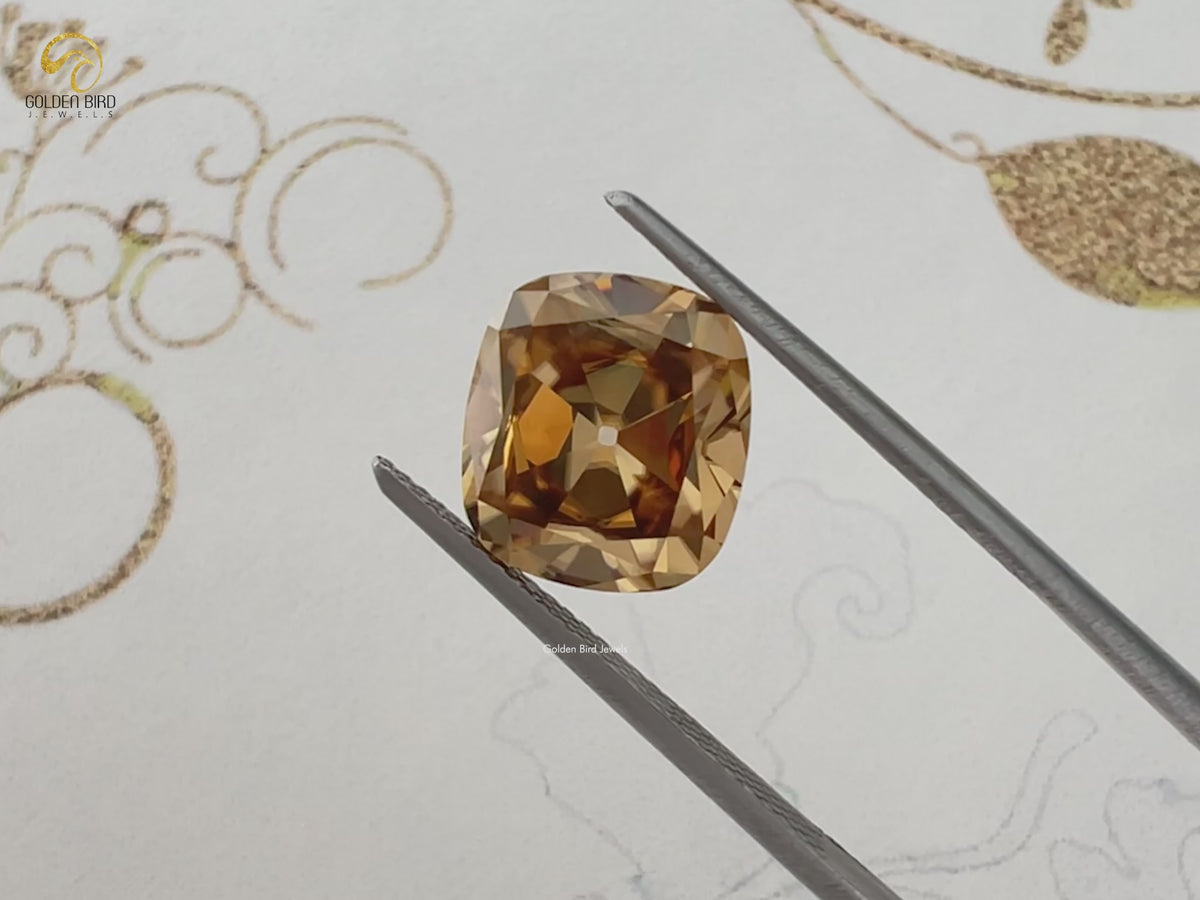 Old Mine Cushion Moissanite Loose Stone