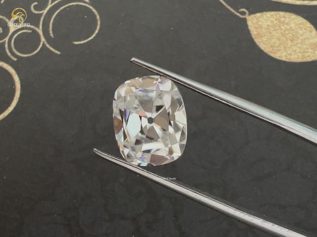 Old Cut Cushion Loose Moissanite