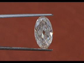 [YouTube Video Of Old Mine Moval Cut Loose Moissanite Stone]-[Golden Bird Jewels]