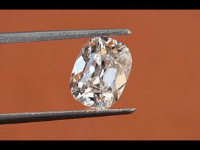 [YouTube Video Of Old Mine Cushion Cut Lab Grown Diamond]-[Golden Bird Jewels]