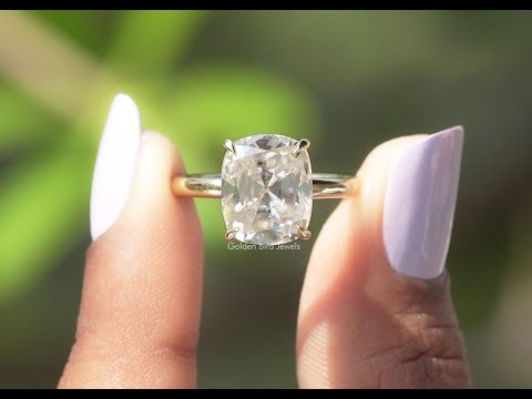 You Tube Video Of Cushion Cut Solitaire Ring