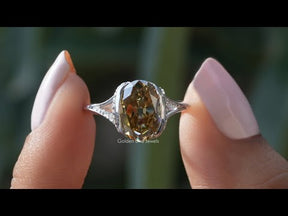 [YouTube Video Of Old Mine Oval Cut Engagement Ring]-[Golden Bird Jewels]